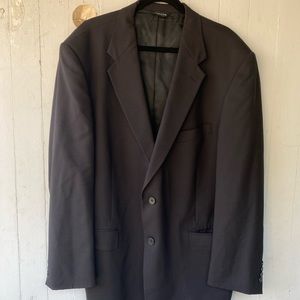 EUC! CLAIBORNE MEN NAVY BLUE SPORT COAT 46L